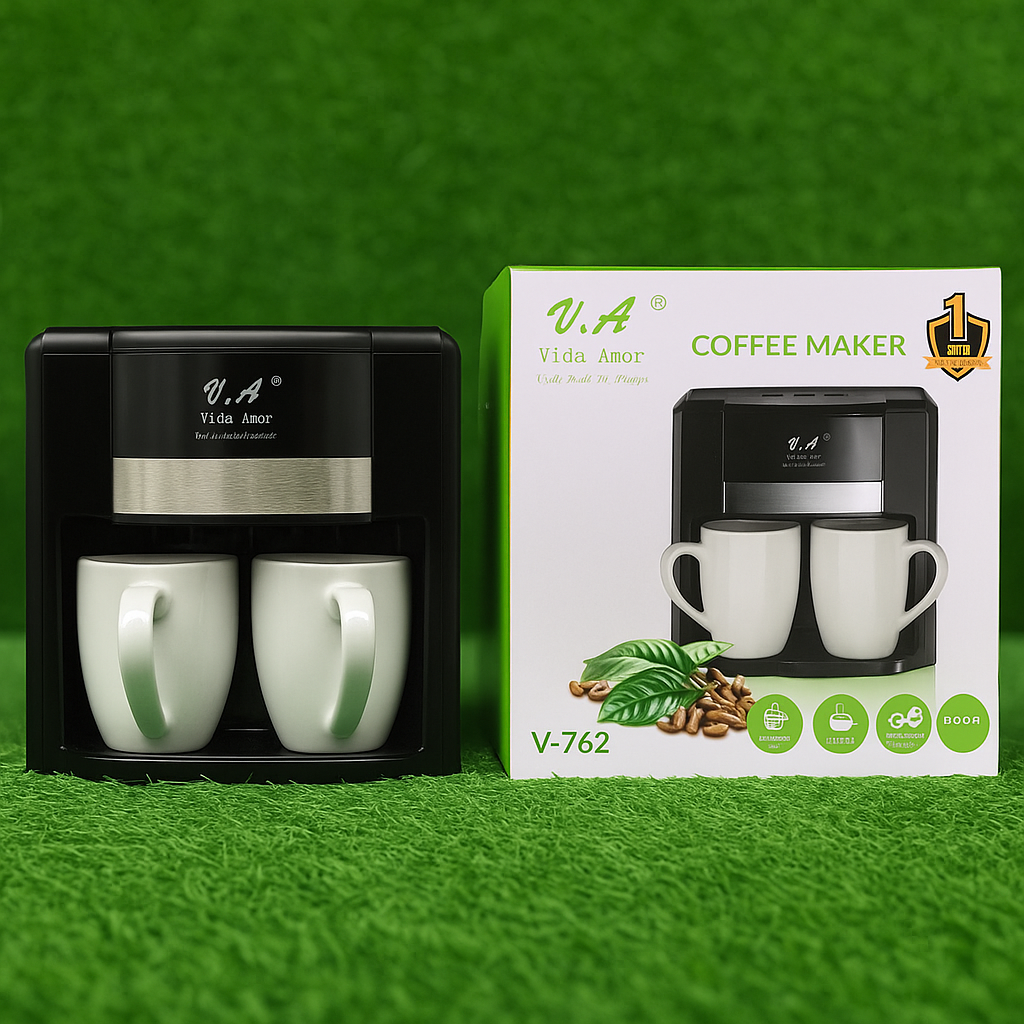 Cafetera Electrica Doble Taza 👬❤️ Un momento, un café, una sonrisa…