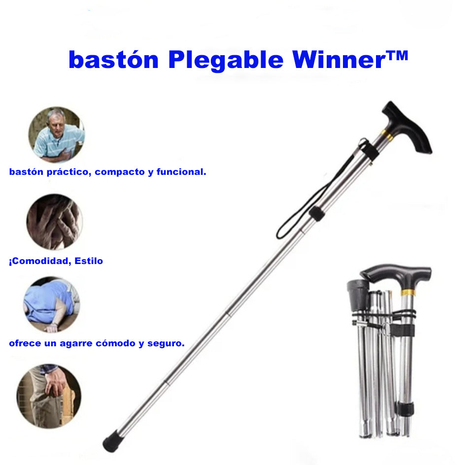 Bastón plegable winner ✅ Apoyo Confiable en cada Paso ✅